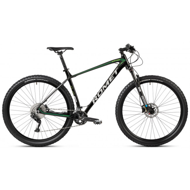 Jalgratas Romet Mustang M5 2025 black-green