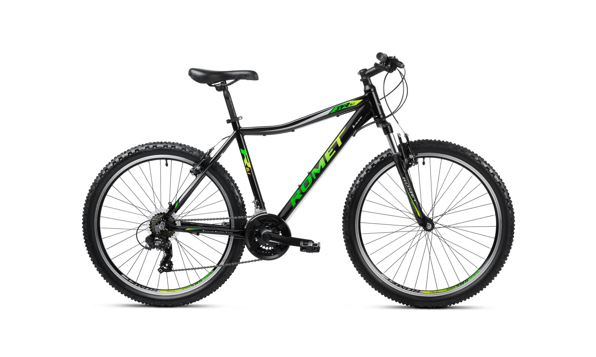 Jalgratas Romet Rambler R6.1 JR 2025 black-green-grey 