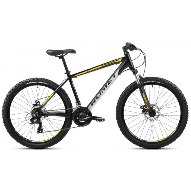 Jalgratas Romet Rambler R6.2 2025 black-yellow