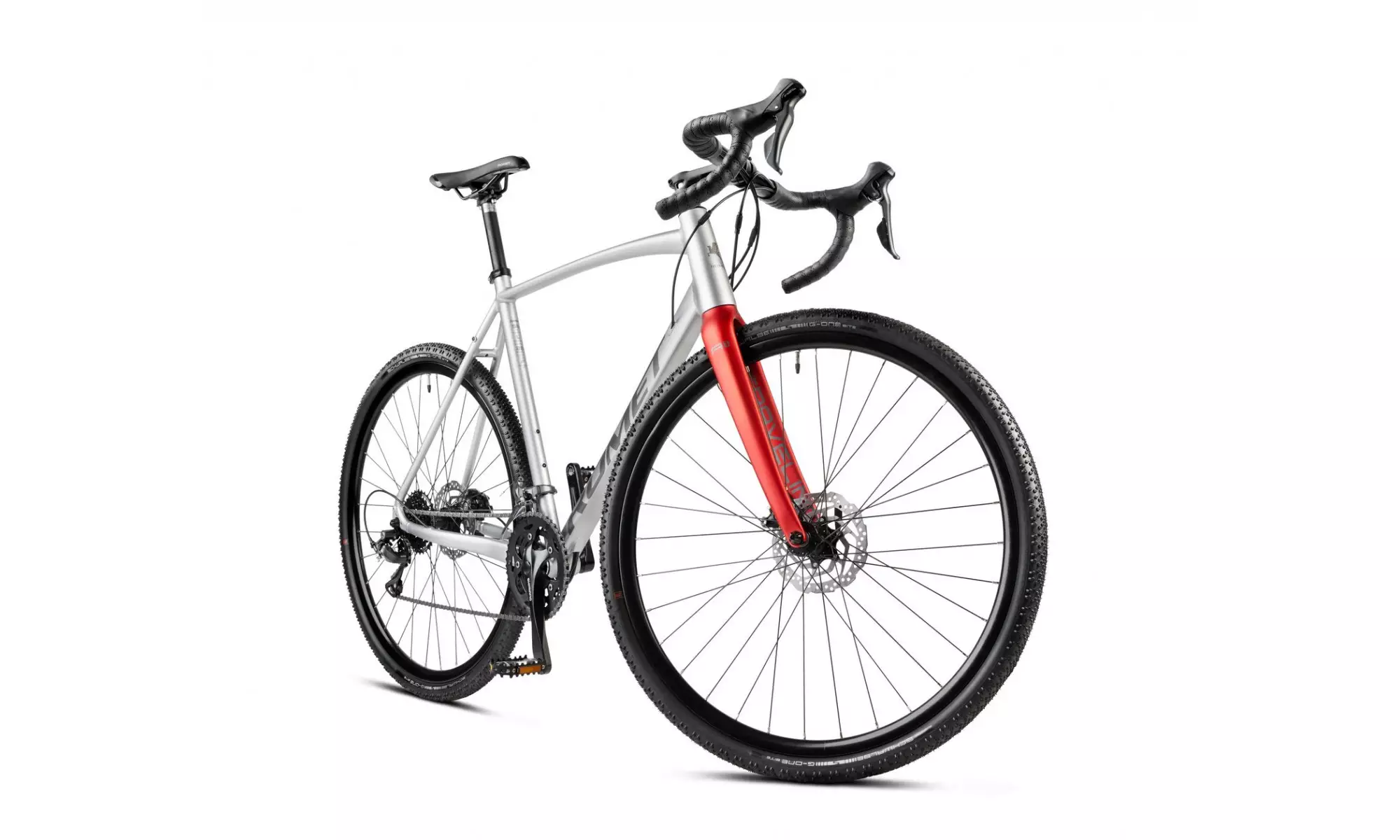 Jalgratas Romet Aspre 1 2025 silver-red - 9