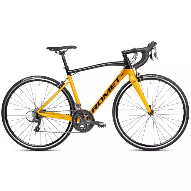 Jalgratas Romet Huragan 2 2025 black-mustard