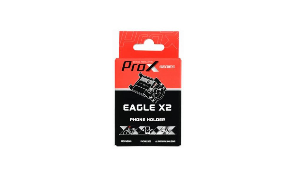 Telefonihoidja ProX Eagle X2 Alu 4.7-7.2" - 2