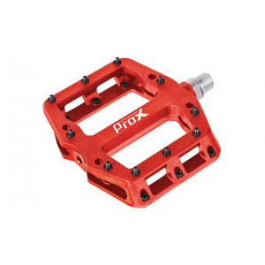 Pedaalid ProX Base Pro 26 plastic Pins axle Cr-Mo red
