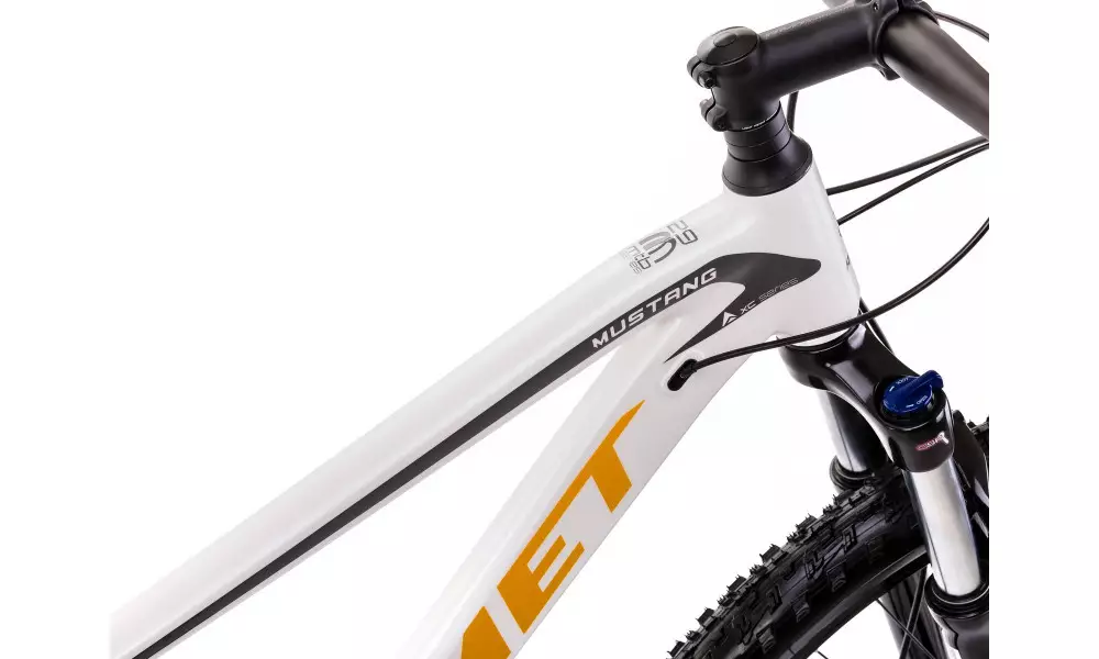 Jalgratas Romet Mustang M1 CS 2025 white-yellow - 7