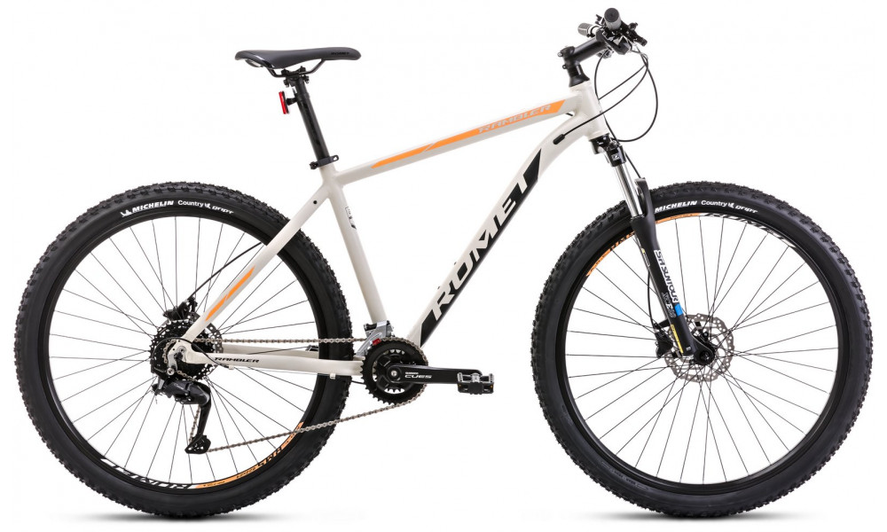 Jalgratas Romet Rambler R9.2 CS 2025 grey-black-orange 