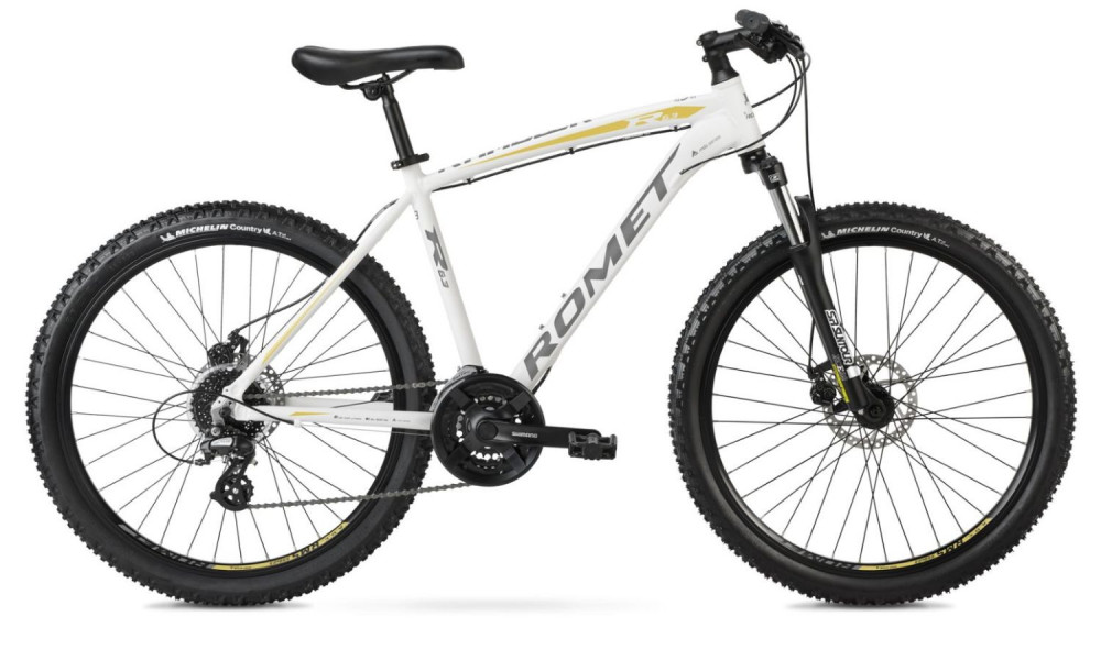 Jalgratas Romet Rambler R6.3 26" 2022 white-gold 
