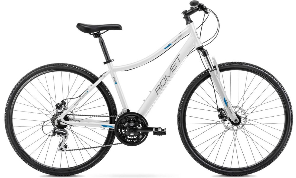 Jalgratas Romet Orkan 1 D 28" 2022 white-blue 