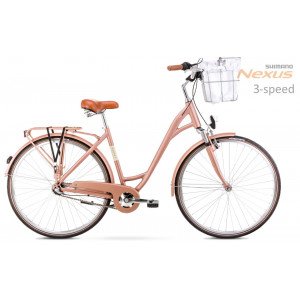 Jalgratas Romet Art Deco Eco pink mat