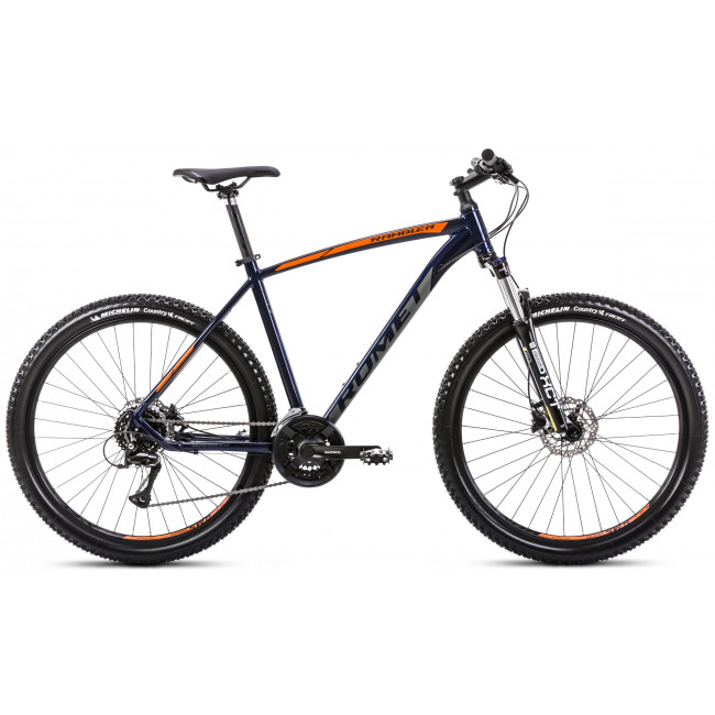 Jalgratas Romet Rambler R7.3 2025 dark blue-orange