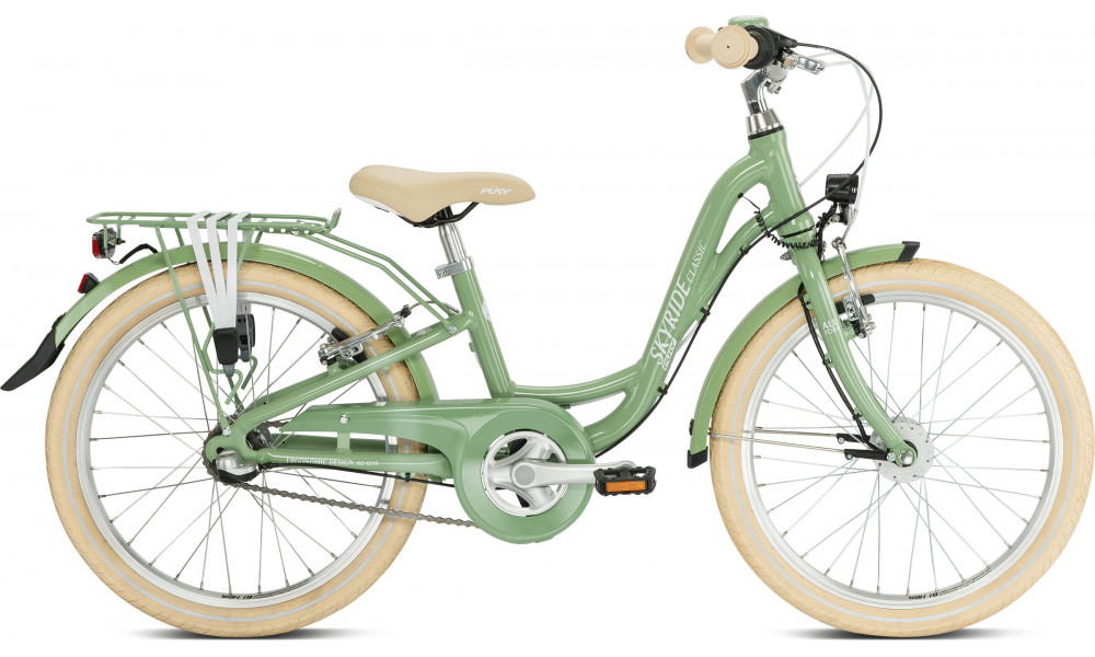 Jalgratas PUKY Skyride 20-3 Classic Alu retro green - 1