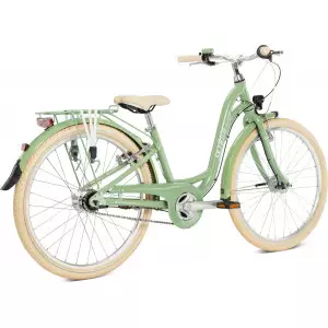 Jalgratas PUKY Skyride 24-7 Classic Alu retro green