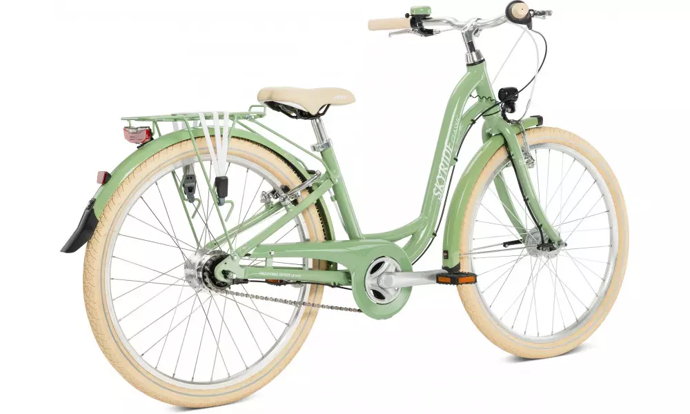 Jalgratas PUKY Skyride 24-7 Classic Alu retro green - 2