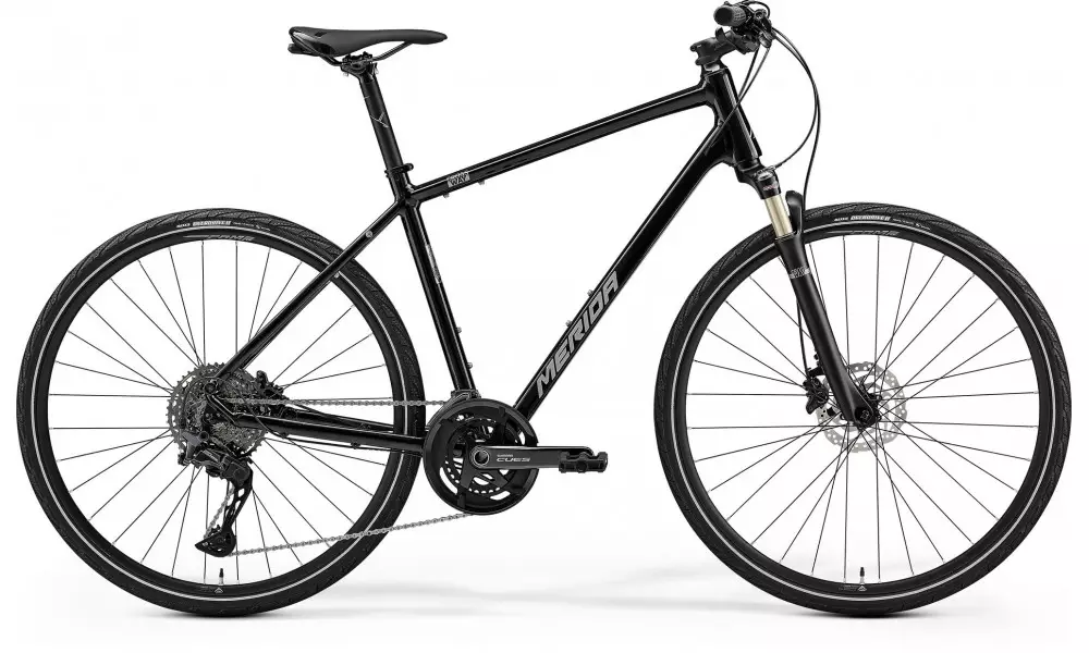 Jalgratas Merida Crossway 700 III1 glossy black(silver) 