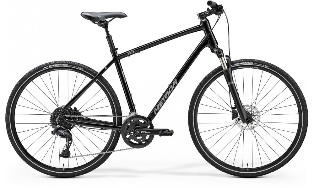 Jalgratas Merida Crossway 300 III2 glossy black(silver) 