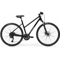 Jalgratas Merida Crossway 300 III2 Lady glossy black(silver)
