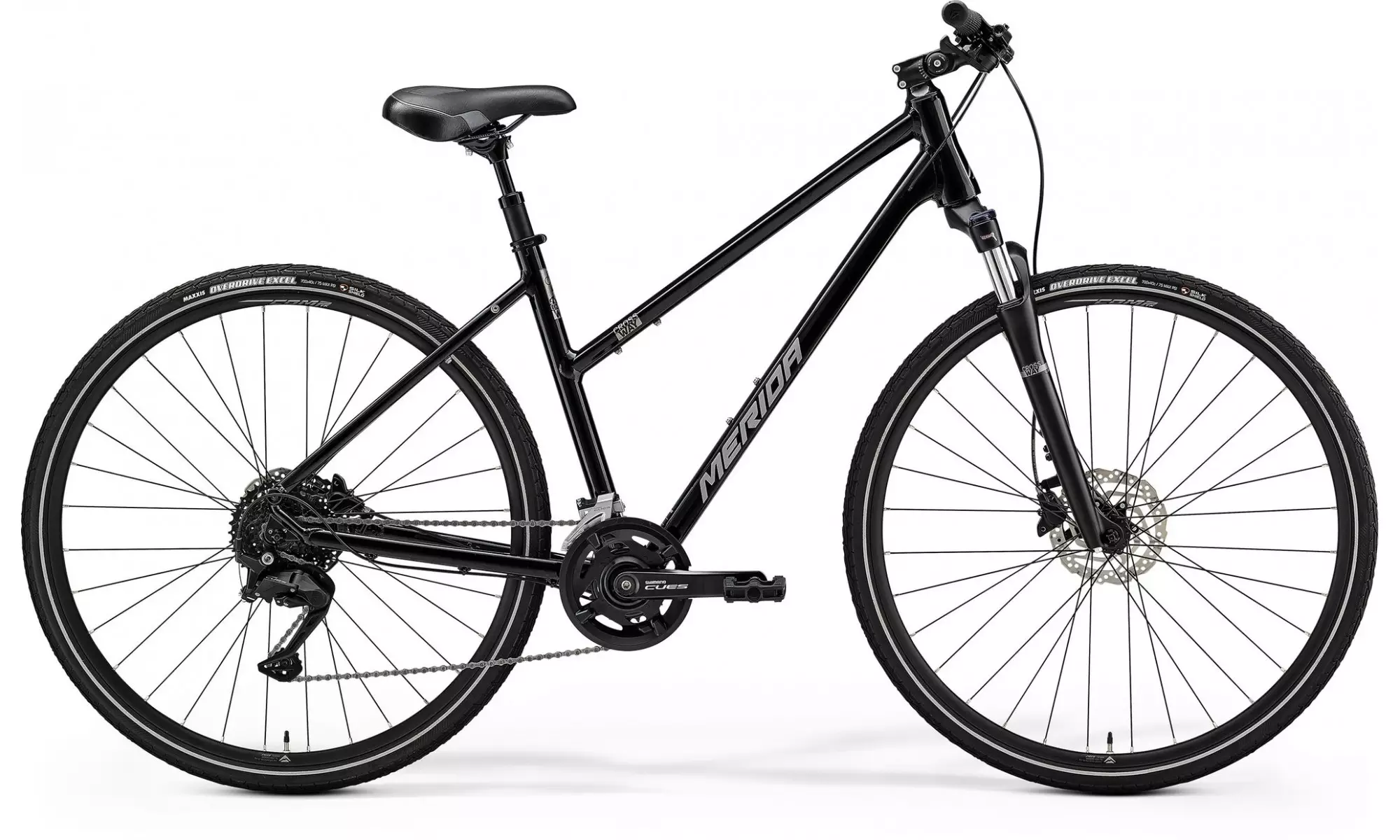 Jalgratas Merida Crossway 100 III2 Lady glossy black(silver) 