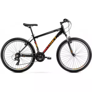 Jalgratas Romet Rambler R6.0 2025 black-orange-red