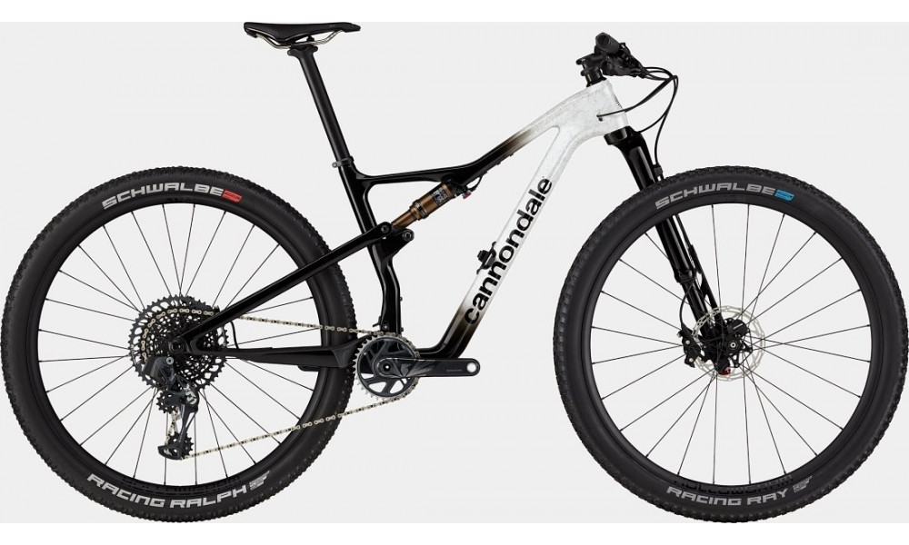 Jalgratas Cannondale Scalpel 29" Hi-Mod 1 cashmere white-jet black splatter - 1