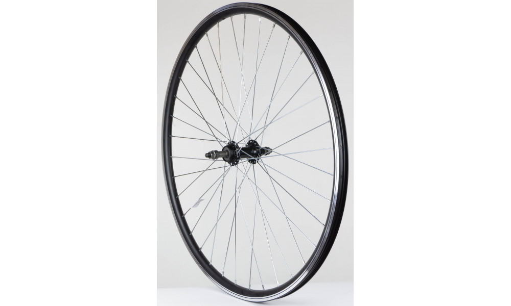 Tagajooks 28" alloy freewheel hub, DoubleWall black rim 