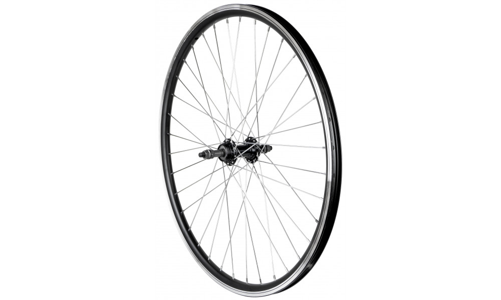 Tagajooks 26" alloy freewheel hub (machinery bearings), DoubleWall black rim 