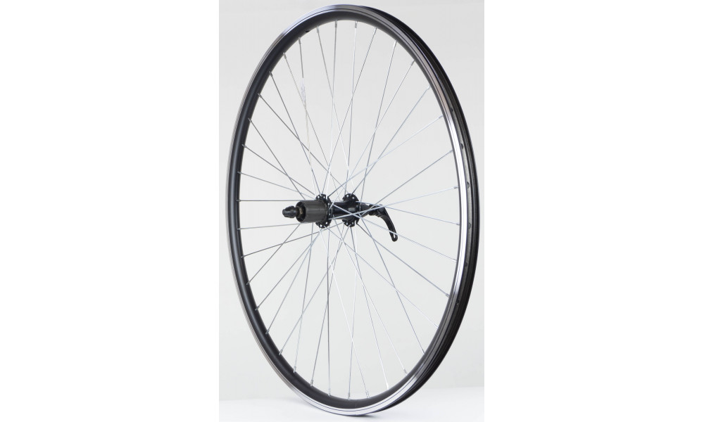 Tagajooks 28" alloy cassette 8/9 hub QR, DoubleWall black rim 