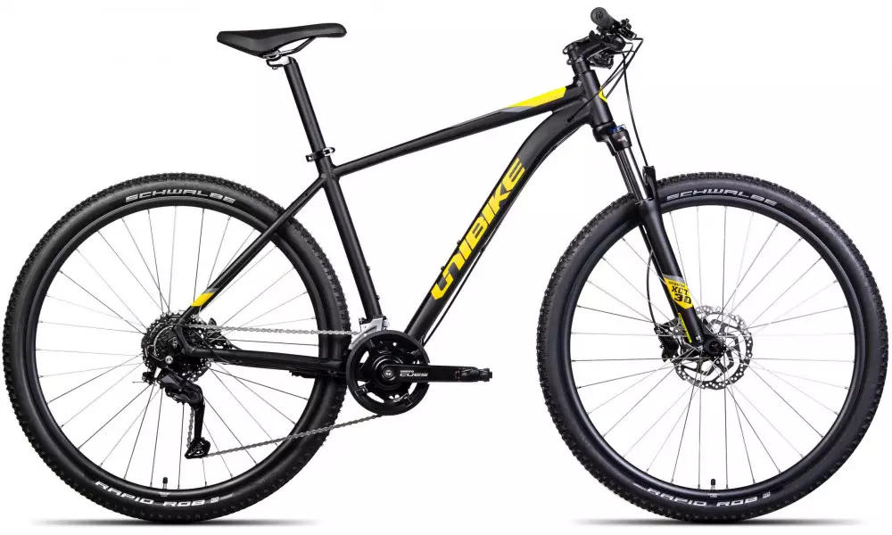 Jalgratas Unibike Shadow 29 2024 black-gold 