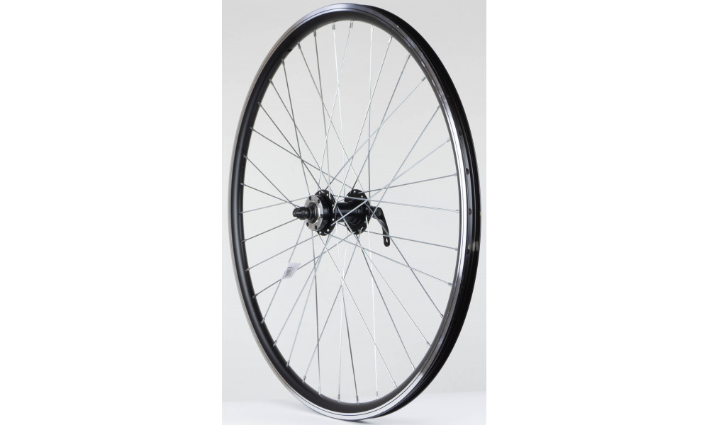 Esijooks 27.5" Alu disc QR hub, machinery bearings DoubleWall black rim 30mm 