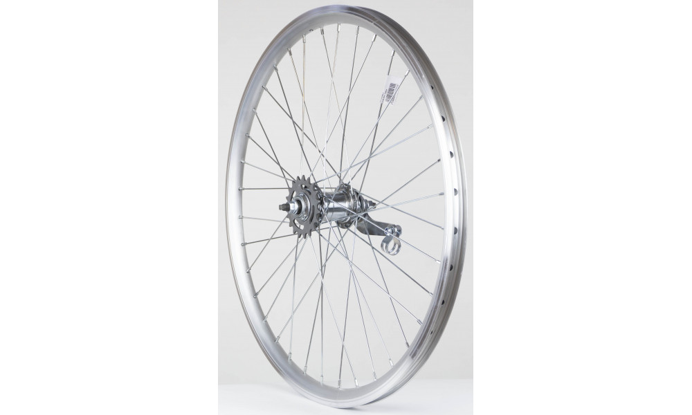 Tagajooks 24" Velosteel single speed hub, DoubleWall silver rim 