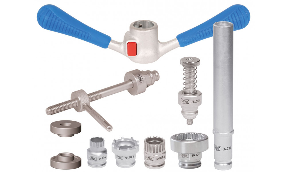 Tööriistakomplekt Cyclus Tools Snap.In holder with selectable e-bike lockring options Shimano/Bosch/Yamaha/Brose/Bafang (72999 