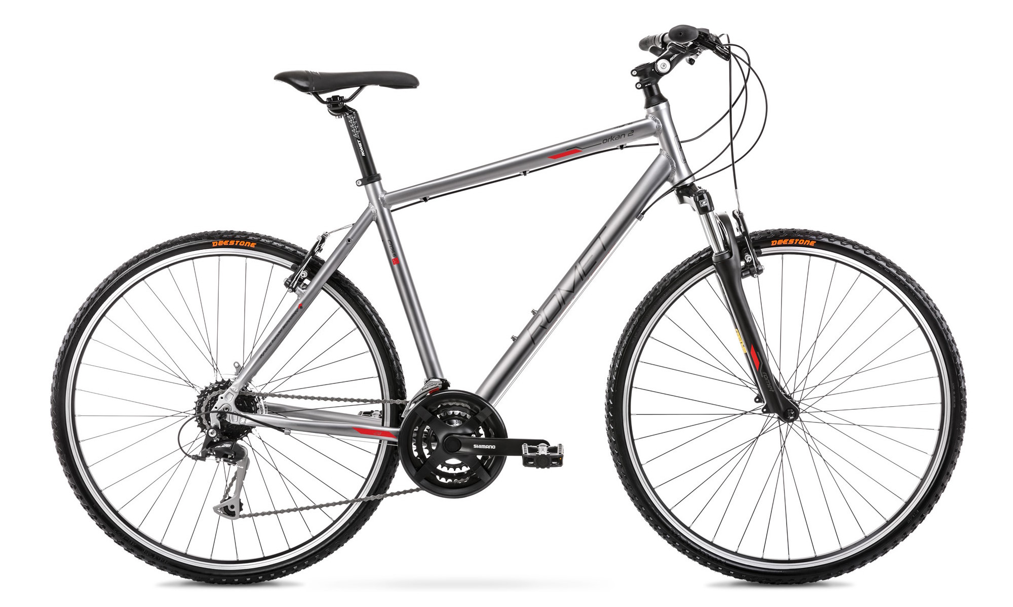 Jalgratas Romet Orkan 2 M 2025 graphite-red 