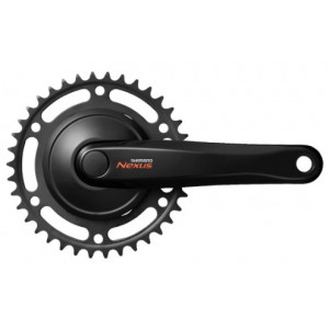 Vändad Shimano Nexus FC-C6000 170mm 1-speed black