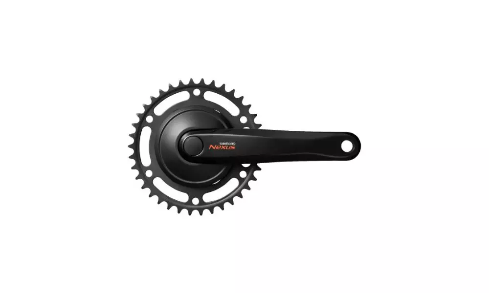 Vändad Shimano Nexus FC-C6000 170mm 1-speed black 