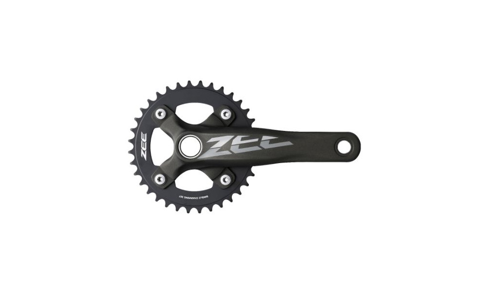 Vändad Shimano ZEE FC-M645 170mm 1x10-speed black 