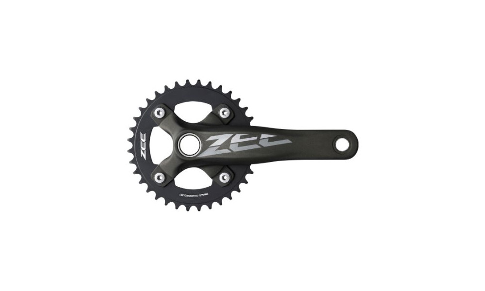 Vändad Shimano ZEE FC-M640 1x10-speed 36T black 