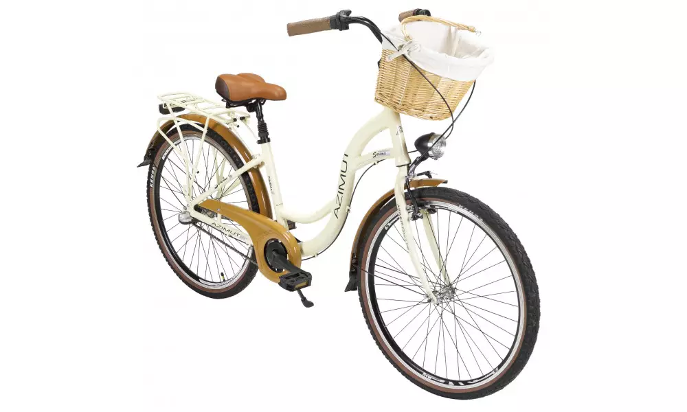 Jalgratas AZIMUT Sarema ALU 26" 3-speed 2025 cream semi-matt - 2