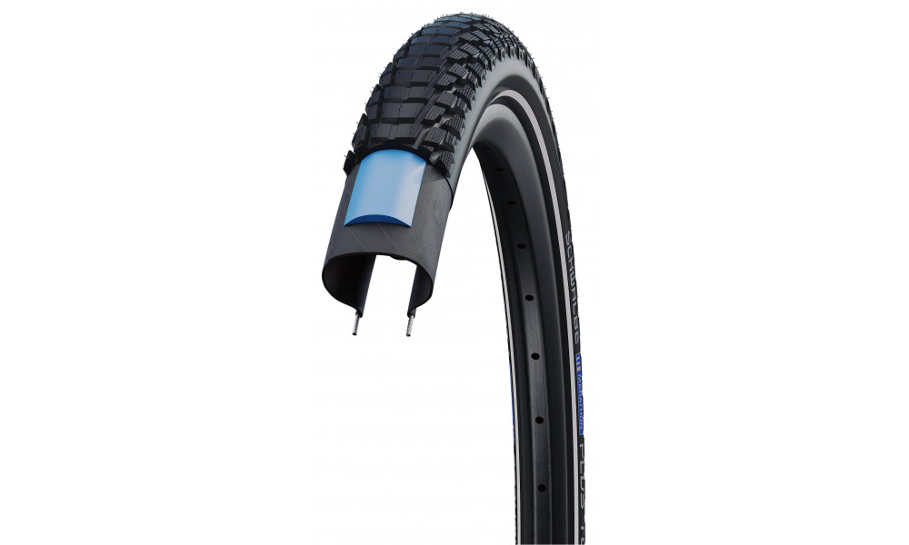 Väliskumm 27.5" Schwalbe Marathon Plus Tour HS 619, Perf Wired 55-584 / 27.5x2.15 Addix E Black-Reflex - 2