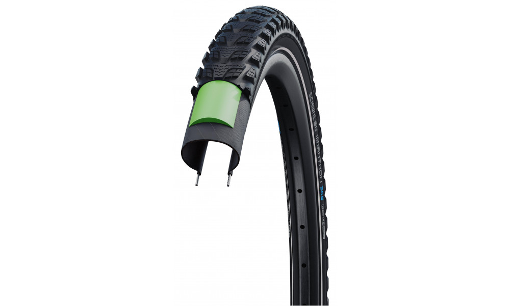 Väliskumm 20" Schwalbe Marathon 365 HS 475, Perf Wired 40-406 / 20x1.50 Addix 4Season Black-Reflex - 2