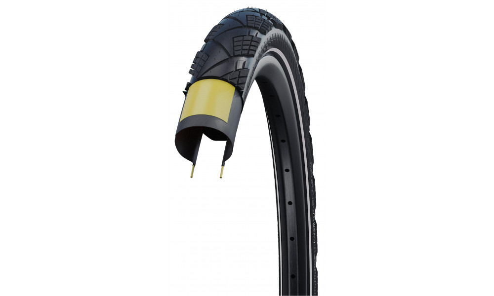 Väliskumm 28" Schwalbe Marathon Efficiency HS 617, Evo Fold. 40-622 / 28x1.50, 700x38C Super Race Addix Race Black-Reflex - 2