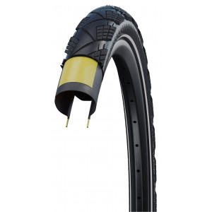 Väliskumm 28" Schwalbe Marathon Efficiency HS 617, Evo Fold. 55-622 / 28x2.15 Super Race Addix Race Black-Reflex