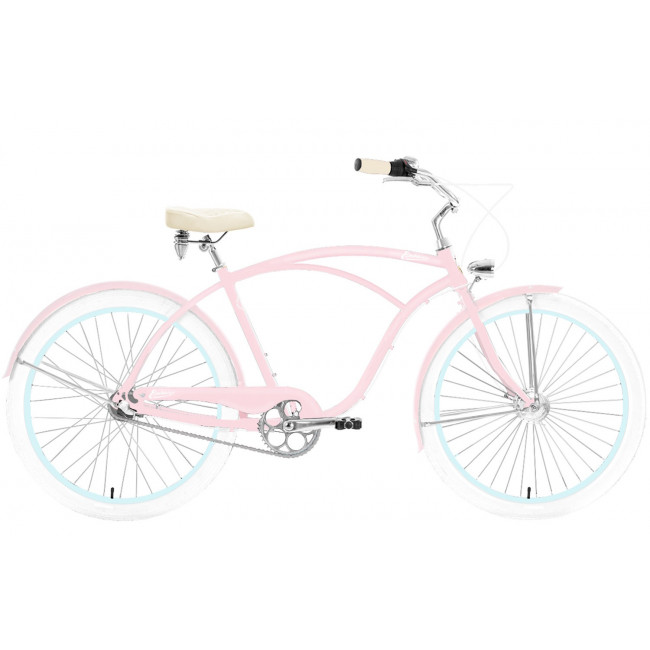 Ratas Embassy Baby Powder ALU 26" 3-speed 2024 pastel pink