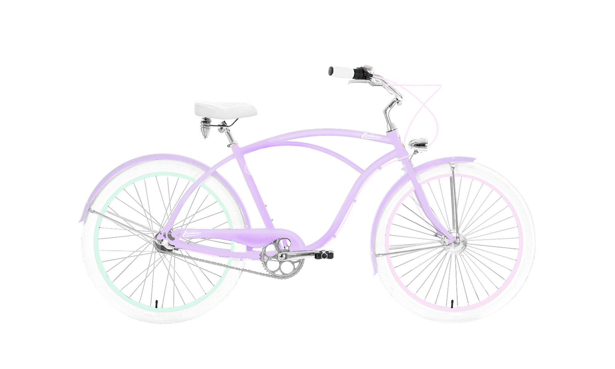 Ratas Embassy Jules ALU 26" 3-speed 2024 pastel violet 