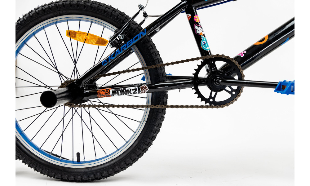 Jalgratas Karbon BMX 20 black-blue - 13