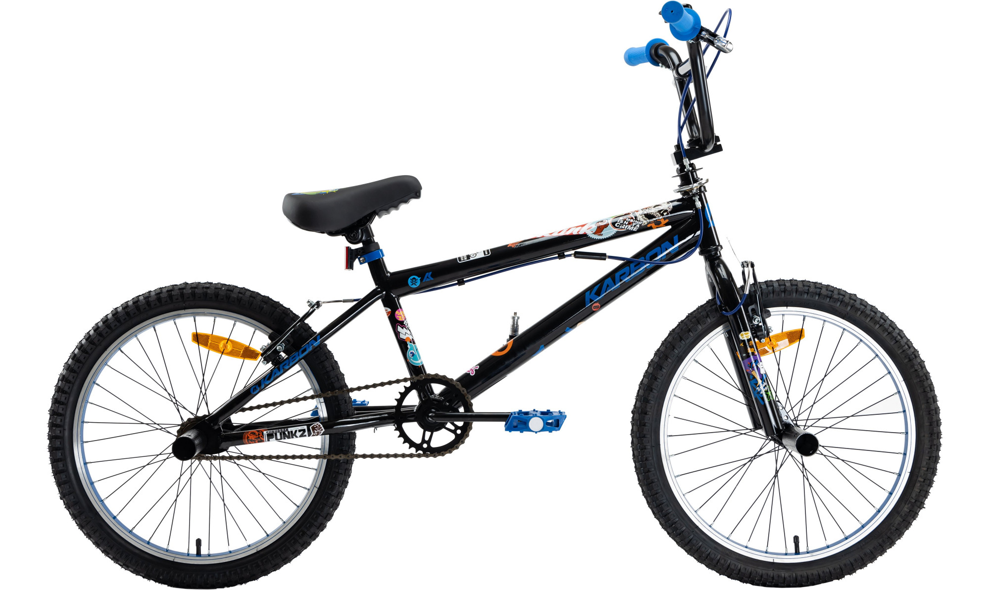 Jalgratas Karbon BMX 20 black-blue - 19