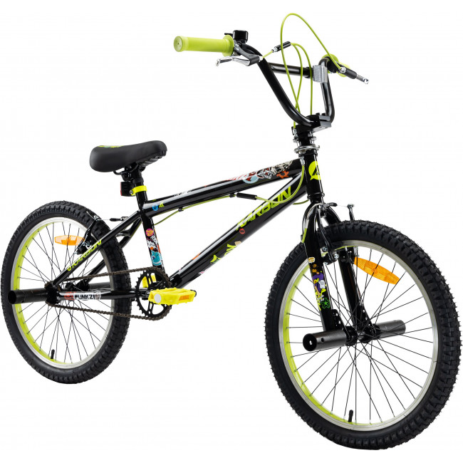 Jalgratas Karbon BMX 20 black-lime