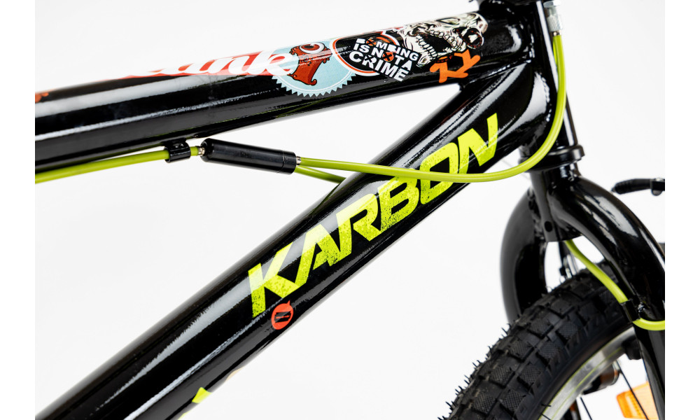 Jalgratas Karbon BMX 20 black-lime - 5