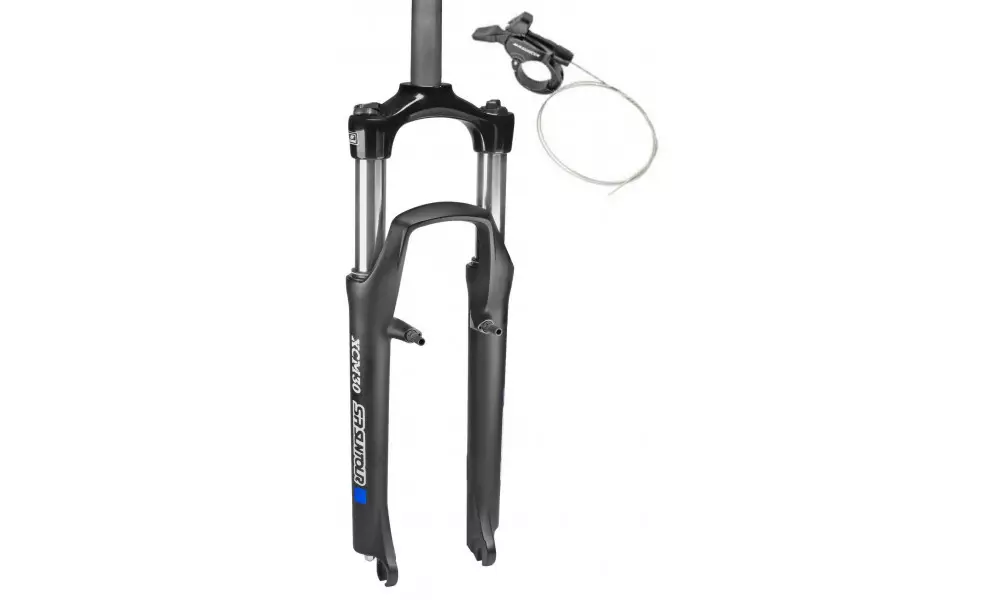 Esiamort SR Suntour XCM 30 RL P 26" 100mm 1-1/8" 9x100mm black matt 