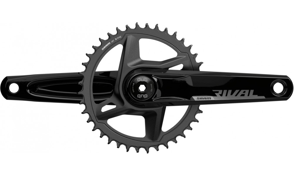 Vändad SRAM Rival 1 D1 DUB Wide 46T 