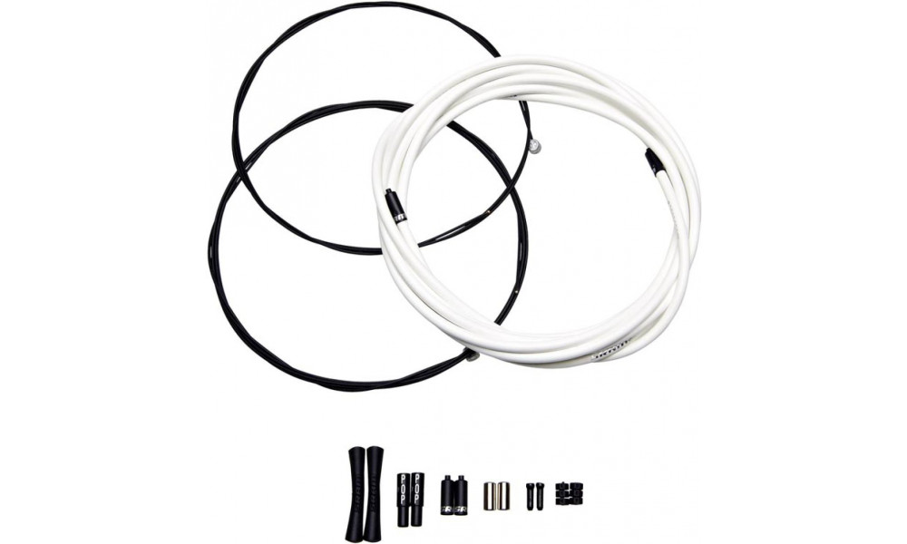 Piduritrosside komplekt koos koriga SRAM SlickWire Pro Road 5mm white 