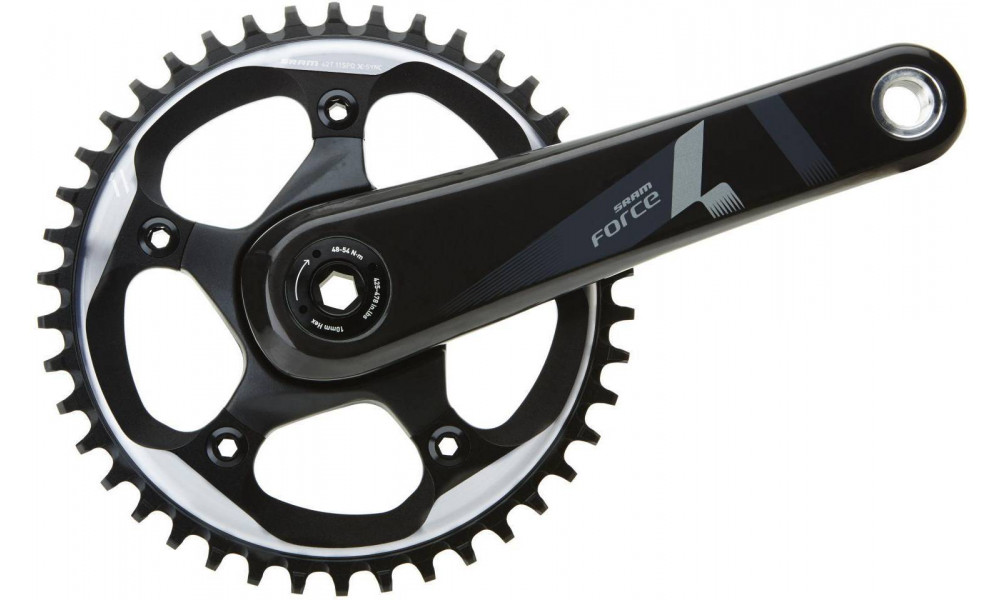 Vändad SRAM Force 1 GXP 42T 