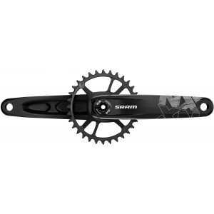 Vändad SRAM NX Eagle Fat Bike 4" DUB 1x12-speed 30T